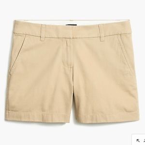 NWT JCrew 5" classic chino short